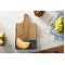 Black Marble and Wood Cutting Board